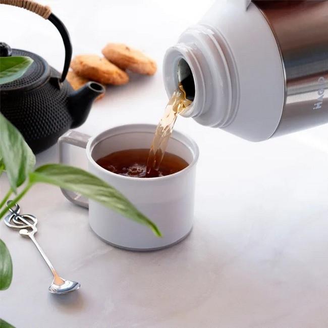 Термос со стеклянной колбой Magio MG-1052S 1,8 л White (iz15404) - фото 4