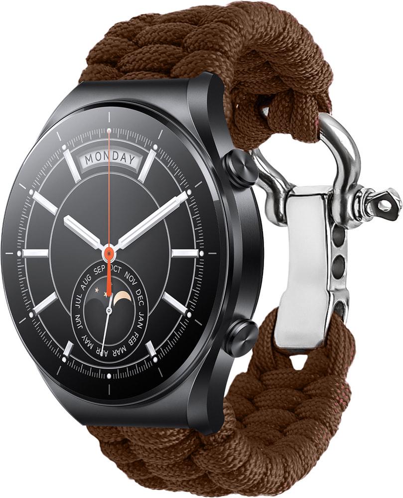Ремінець з Паракорду Ruper для Xiaomi Watch S1 (Acttive) (22mm) Brown (30821-30)