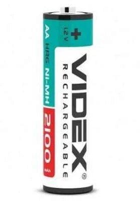 Аккумулятор Videx AA HR6 Ni-Mh 1,2V 2100 mAh 2 шт. (000022160)