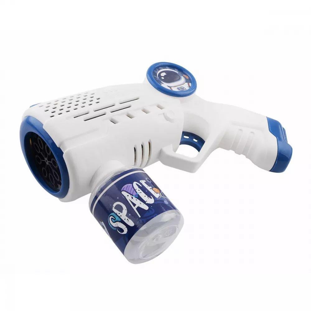 Пістолет для мильних бульбашок Bubble Gun R1 на батарейках Blue (00000001790) - фото 5