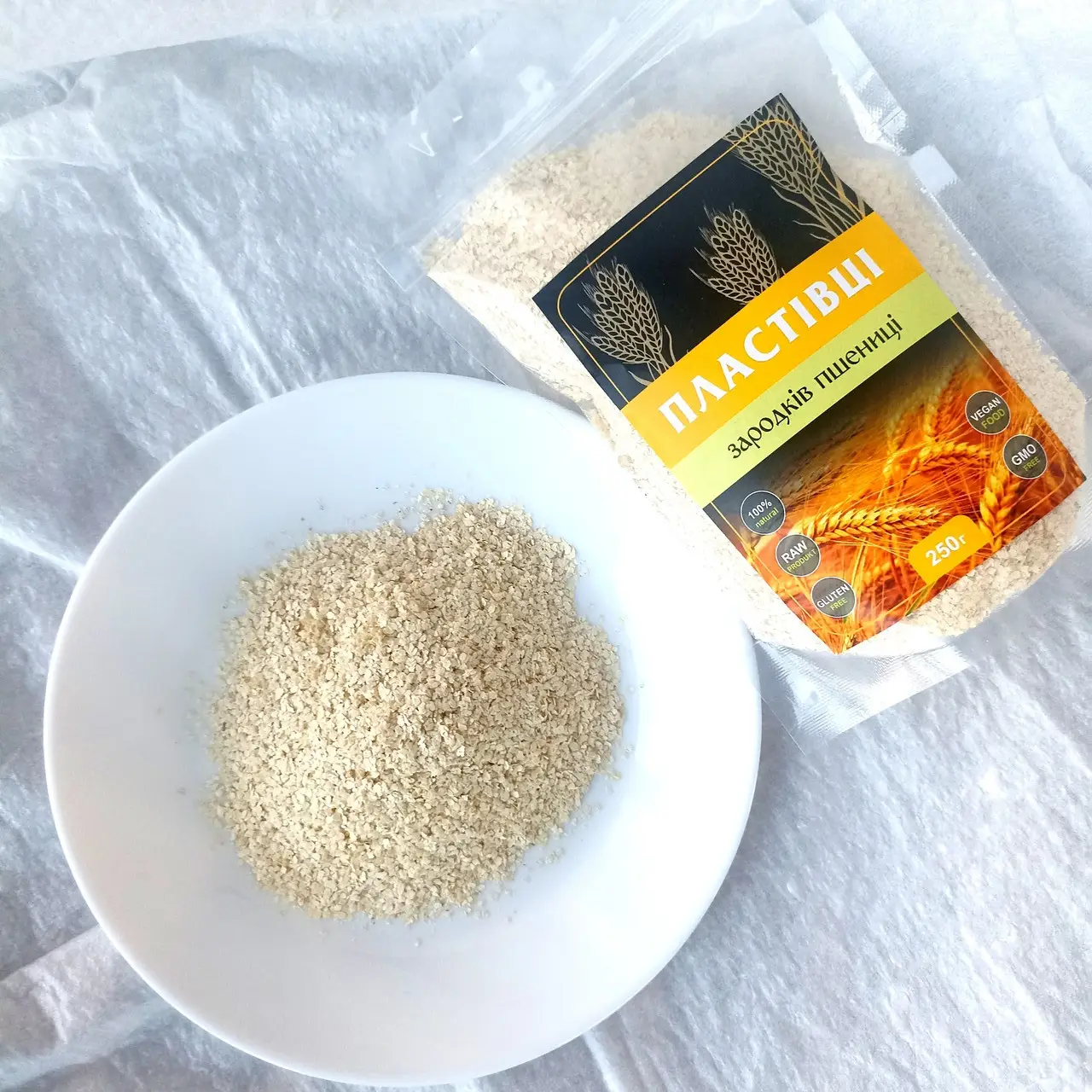 Пластівці із зародків пшениці 250 г - фото 3 Пластівці із зародків пшениці 250 г - фото 3