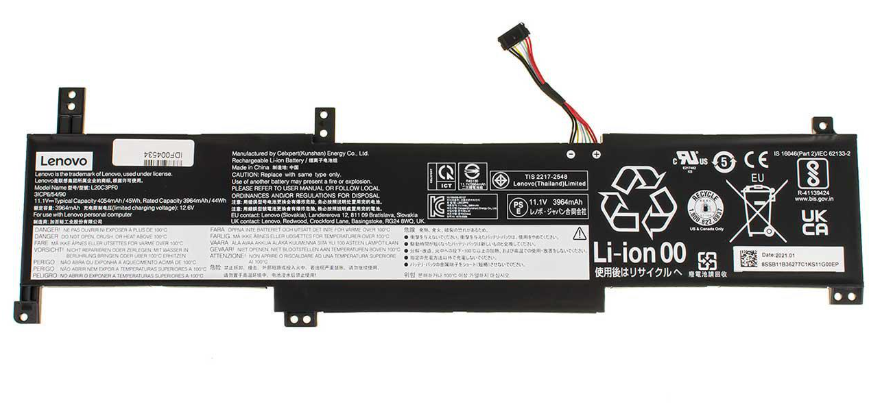 Аккумулятор для ноутбука Lenovo IdeaPad 3-17ADA6 3970 mAh 111V 44 Wh