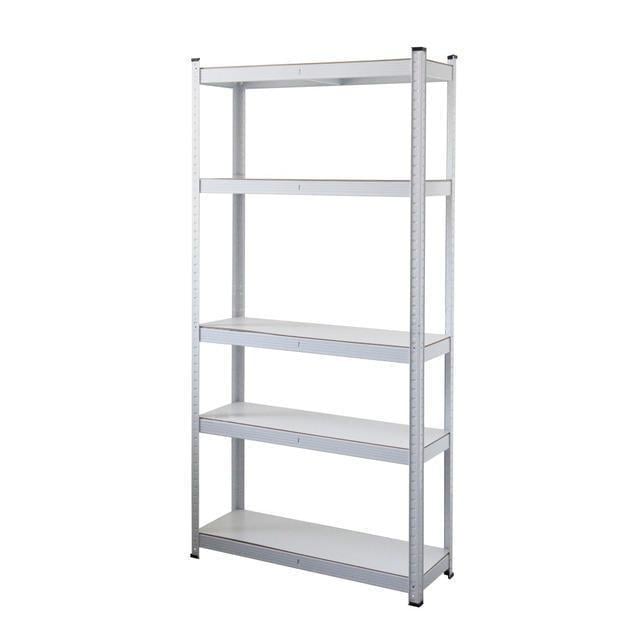 Стелаж металевий Siker P9040L 180х90х40 см Білий (17816619)