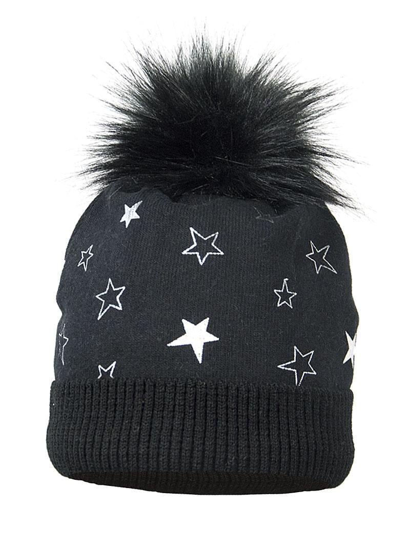 Шапка зимняя Broel р. 53 Черный (KATHY)