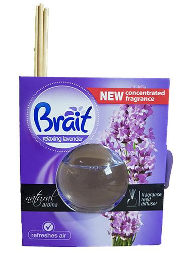 Ароматизатор воздуха с ротанговыми палочками Brait Relaxing Lavender 40 мл - фото 1