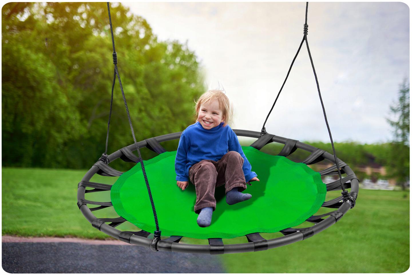 Кресло-качели NEO-SPORT SWINGO Гнездо аиста XXL 120 см - фото 2 Кресло-качели NEO-SPORT SWINGO Гнездо аиста XXL 120 см - фото 2