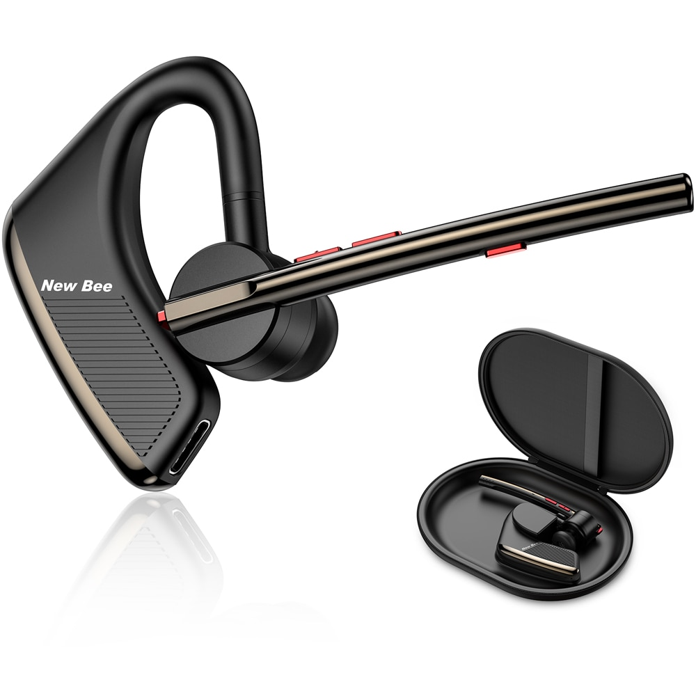 Гарнитура Bluetooth New Bee M50 чорний - фото 2
