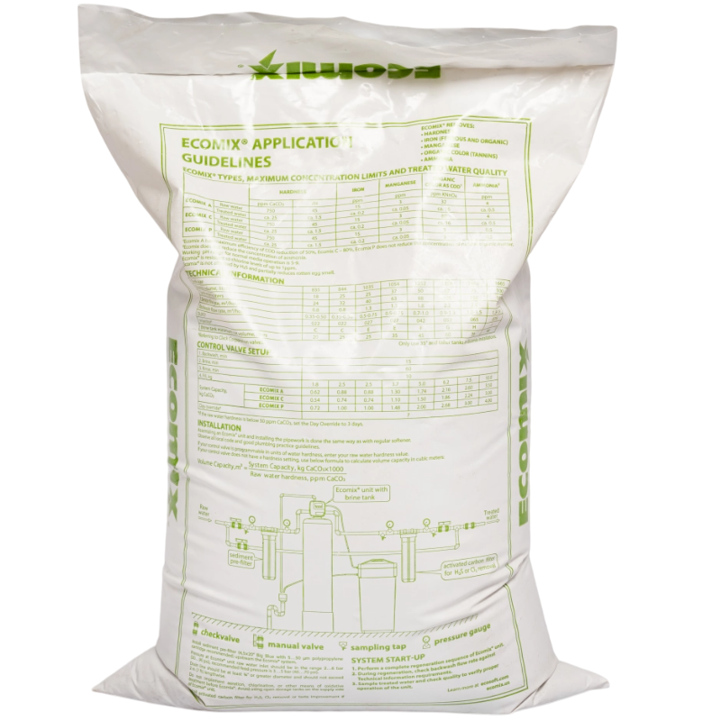 Фильтрующая засыпка комплексной очистки воды Ecomix Р 25 л (2276) - фото 2 Фильтрующая засыпка комплексной очистки воды Ecomix Р 25 л (2276) - фото 2