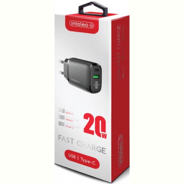 Зарядное устройство сетевое Intaleo TCGQPD220 2USBx3A Black (1283126509995) - фото 4