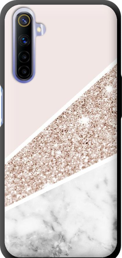 Чехол на Realme 6 Пастельный мрамор (4342b-1913-42517)