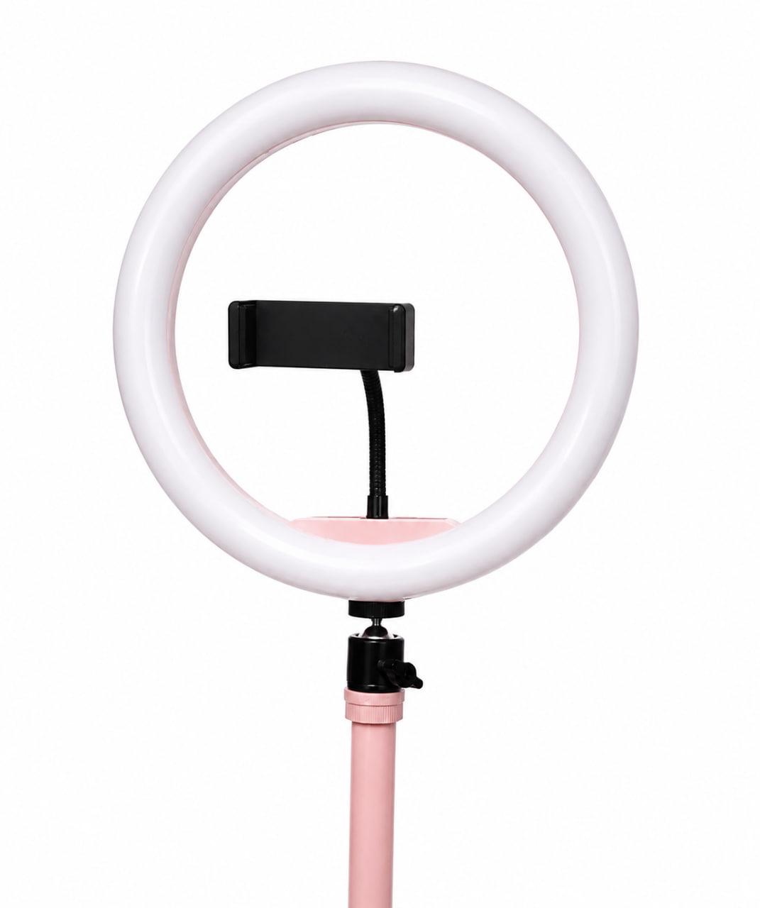 Кольцевая LED-лампа Ring Light K-40 32 см Rose (000144604)