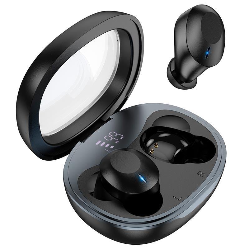 Навушники бездротові Hoco Smart true бездротовий headset EQ3 BT5.3 в кейсі Black (13103039)