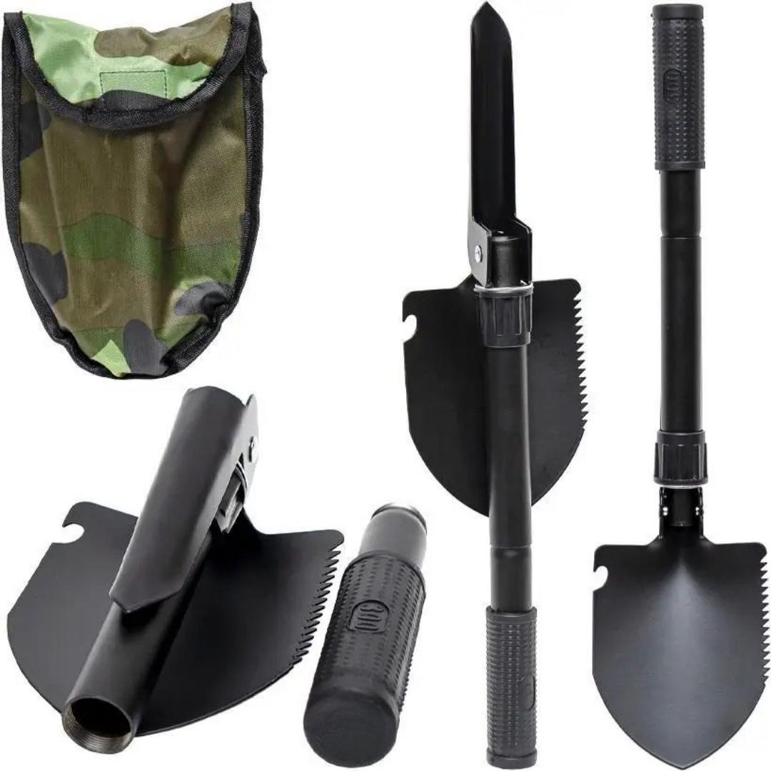 Лопата туристическая складная с киркой/пилой и чехлом 42 см (26491758) - фото 2 Лопата туристическая складная с киркой/пилой и чехлом 42 см (26491758) - фото 2