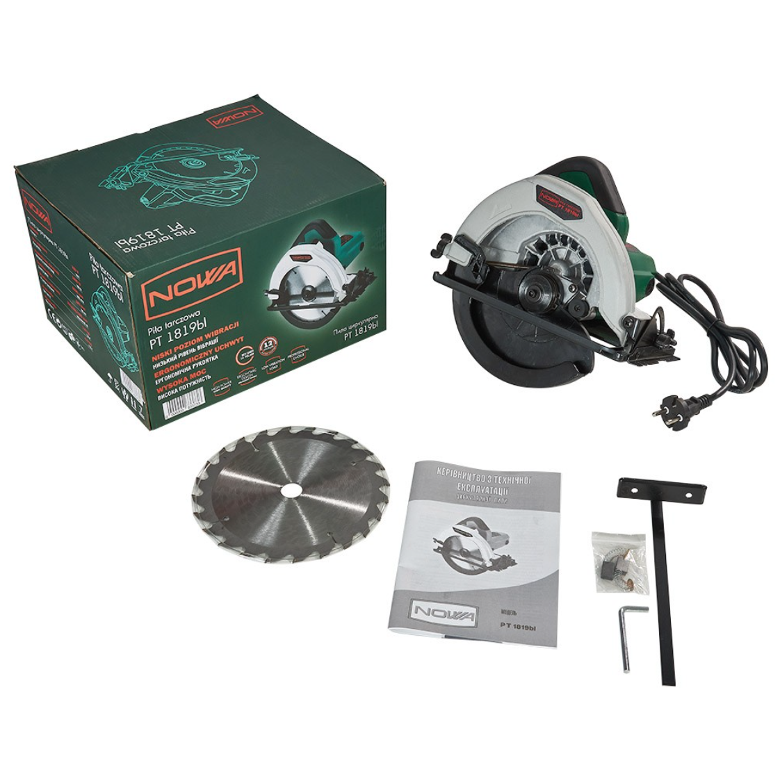 Пила циркулярная Nowa PT 1819bl (83375N) - фото 7