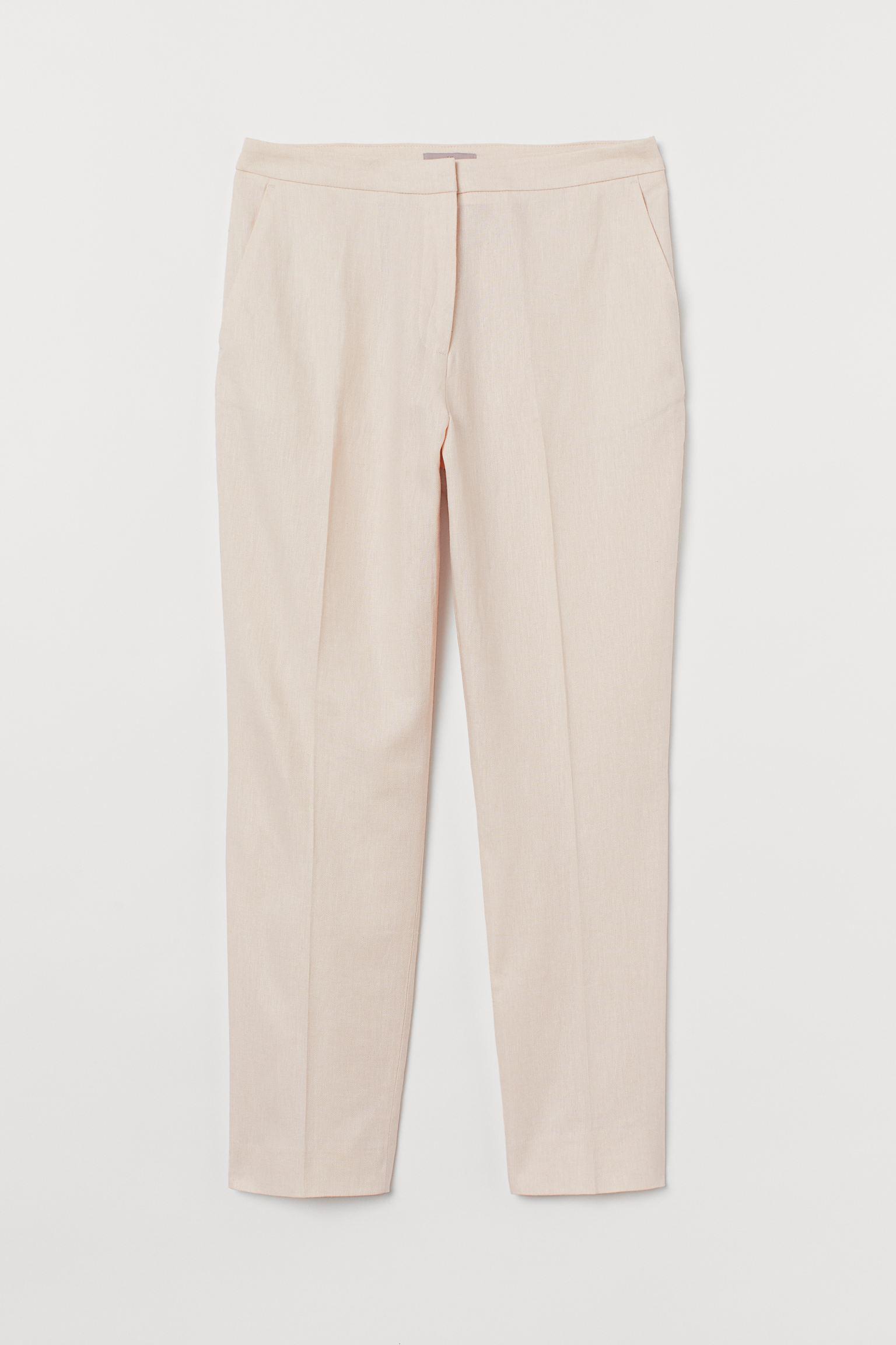 Брюки H&M р. 40 Светло-пудровый (27058065281)