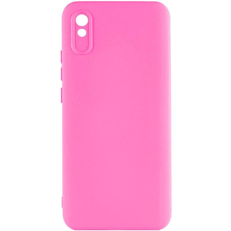 Чехол Silicone Cover Lakshmi Full Camera (AAA) для Xiaomi Redmi 9A Full camera, Рожевий/Barbie pink