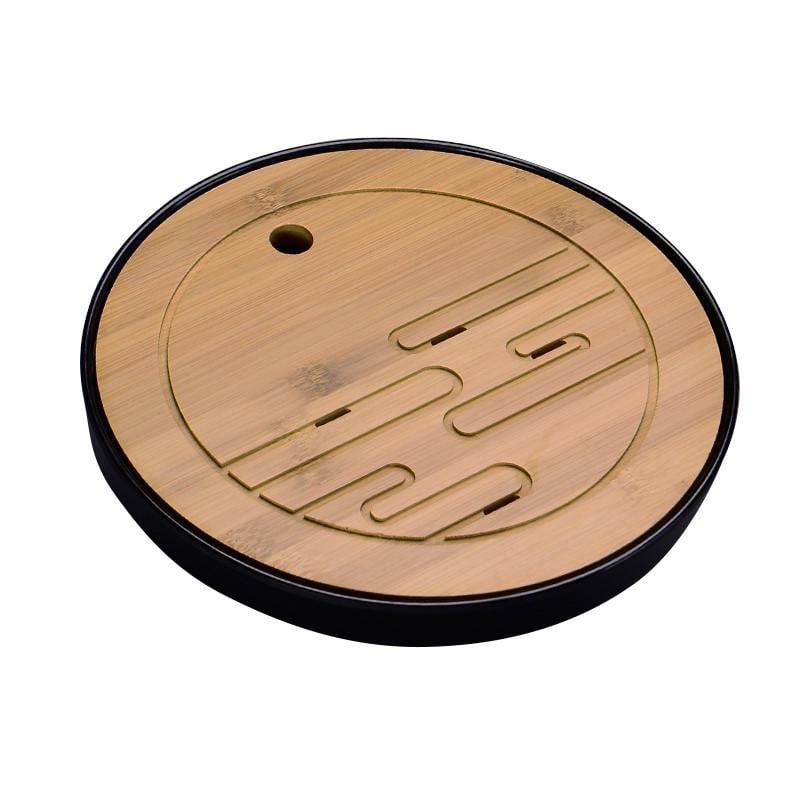 Чабань-доска для чайной церемонии круглая Lesko #8 бамбуковая 25,5х4,5 см Black (24366455) Чабань-доска для чайной церемонии круглая Lesko #8 бамбуковая 25,5х4,5 см Black (24366455)