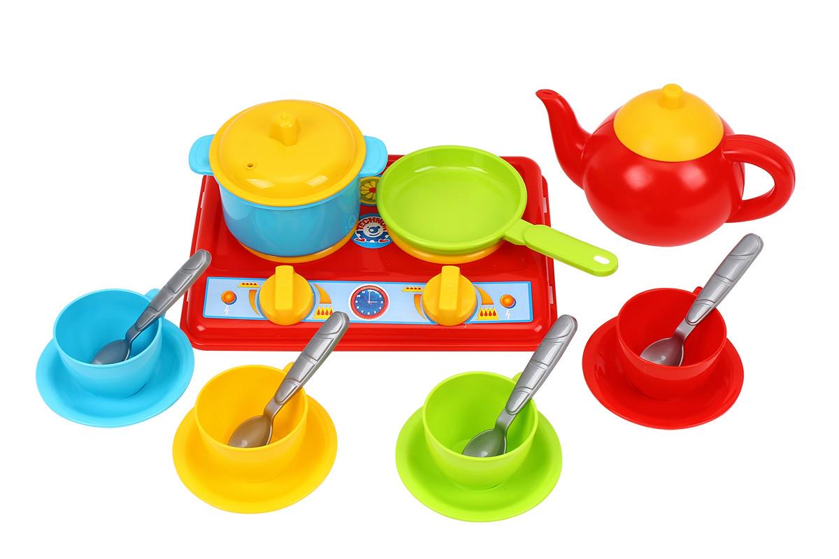 Кухня игрушечная для детей Технок Галинка 5 с газовой плитой (1851)