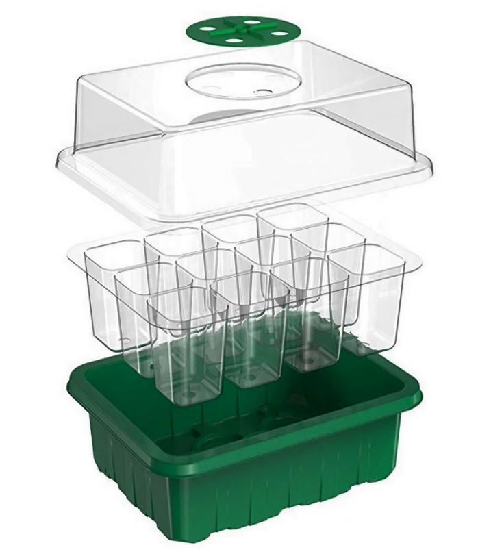 Набор для выращивания рассады с подогревом и LED-подсветкой (2104619149)