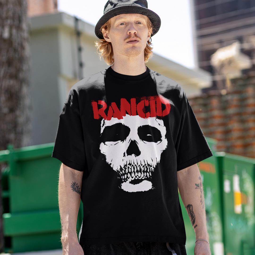 Футболка унисекс Rancid Scull 4XL Черный (0000011576)