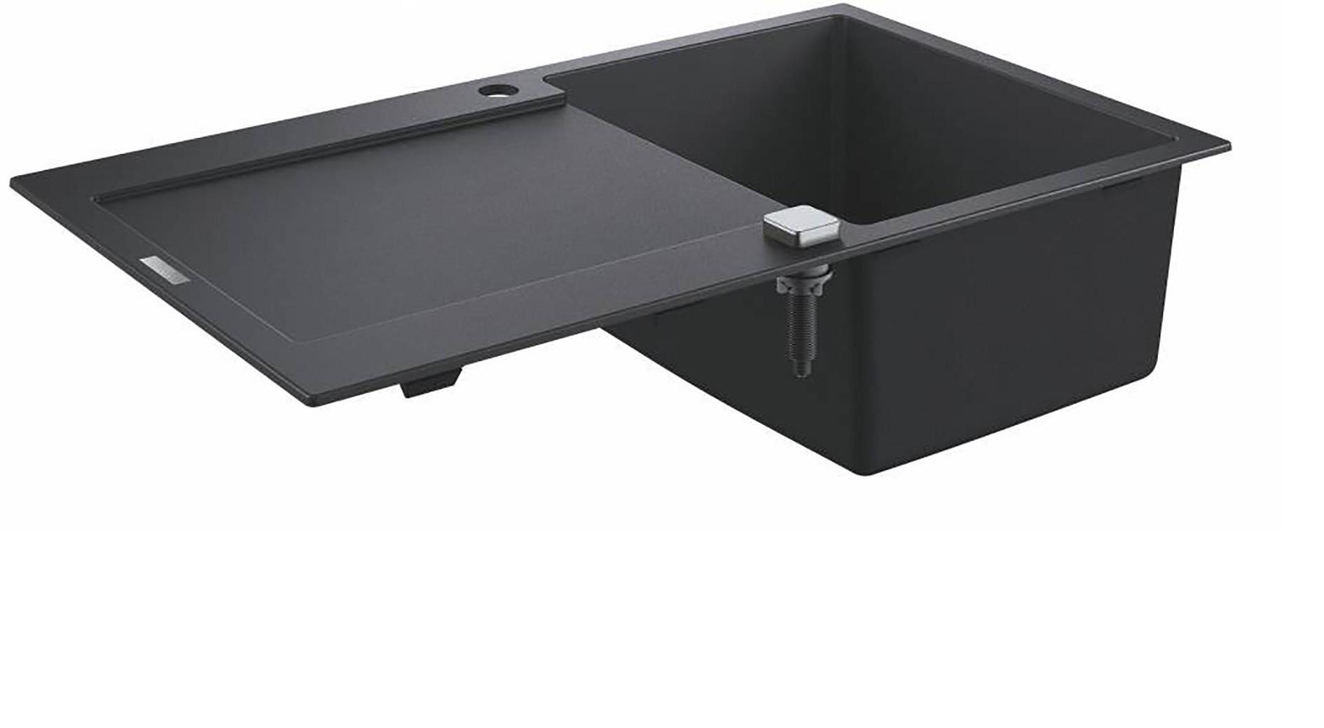 Мийка для кухні Grohe K500 Contemporary 31644AP040536000 гранітна 860x500 мм Чорний (98717) Мийка для кухні Grohe K500 Contemporary 31644AP040536000 гранітна 860x500 мм Чорний (98717)