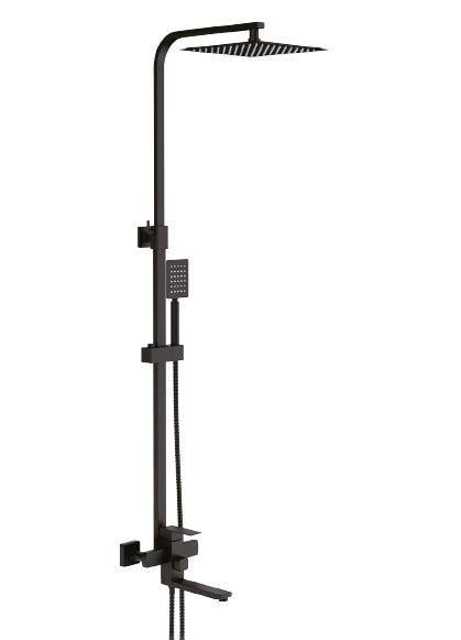 Душевая система Frap H802 F24802-6 излив-переключатель на лейку 1 режим Черный Душевая система Frap H802 F24802-6 излив-переключатель на лейку 1 режим Черный