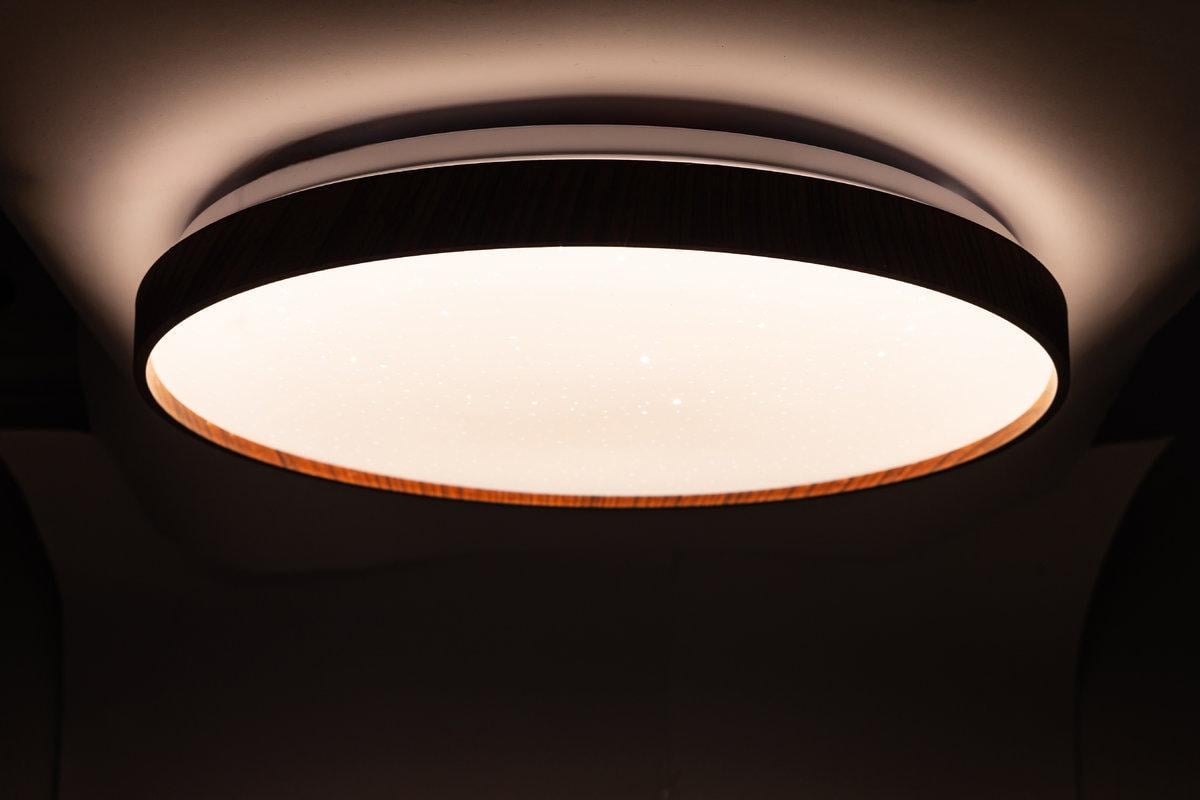 Светильник потолочный Vestum FOREST звездное небо 60W 3000К-6500К с ДУ 395х65 мм Амарант - фото 4