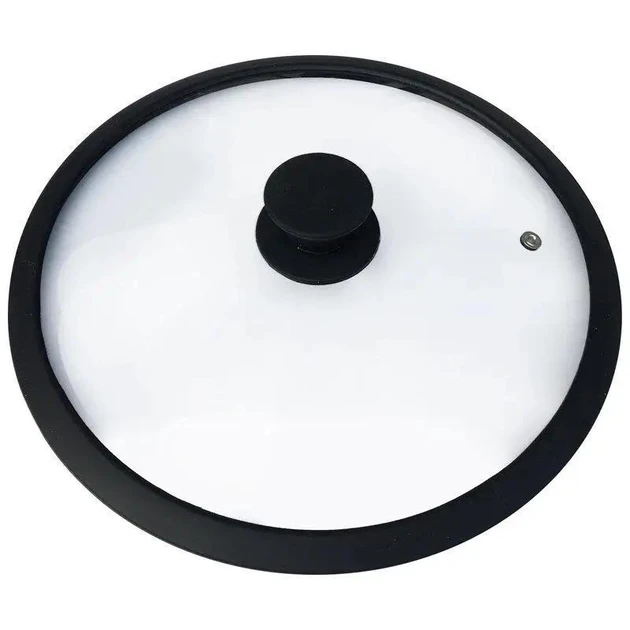 Крышка стеклянная Frico с силиконовым ободком 22 см (FRU-984)