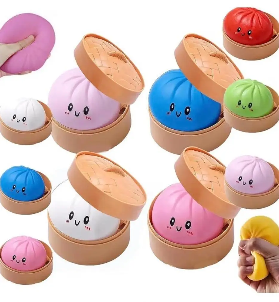 Игрушка антистресс Моти Димсам Squishy Dumpling - фото 2