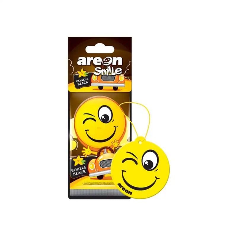 Ароматизатор Areon Smile Черная ваниль картонная подвеска (077697)