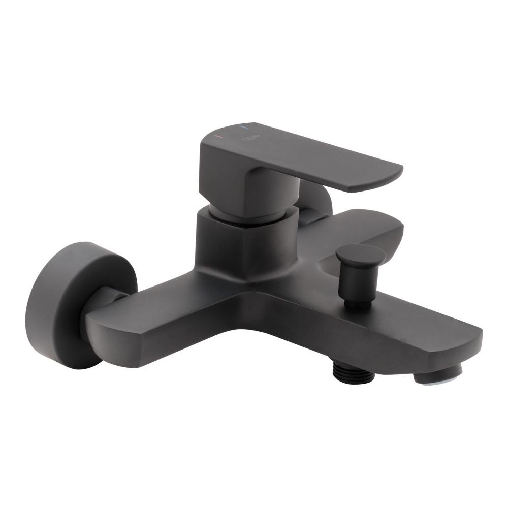 Смеситель для ванной Qtap Lipno QTNH3023101DCB Black Matt (2553560488)
