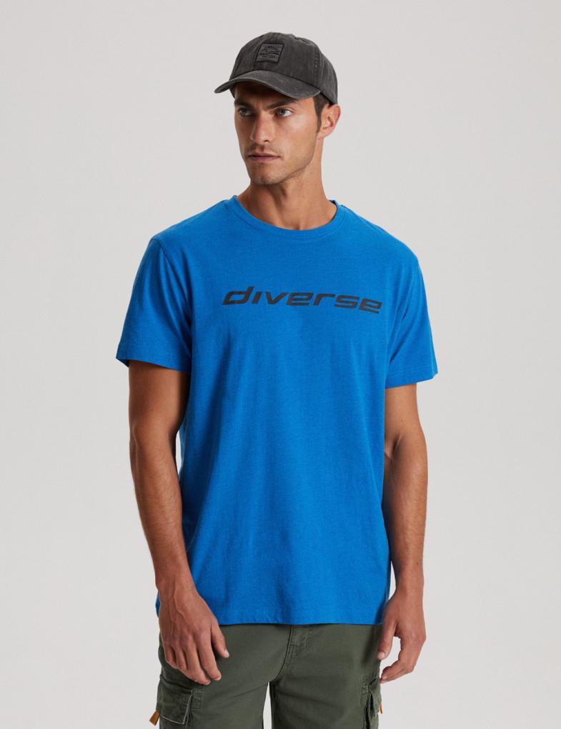 Футболка чоловіча Diverse Sol 0123 XXXL Блакитний меланжевий (5902598858559)