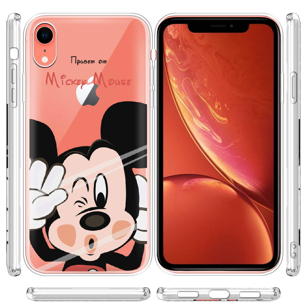 Чохол Boxface iPhone XR Mister M Прозорий силікон (35417-cc58-35417) - фото 3