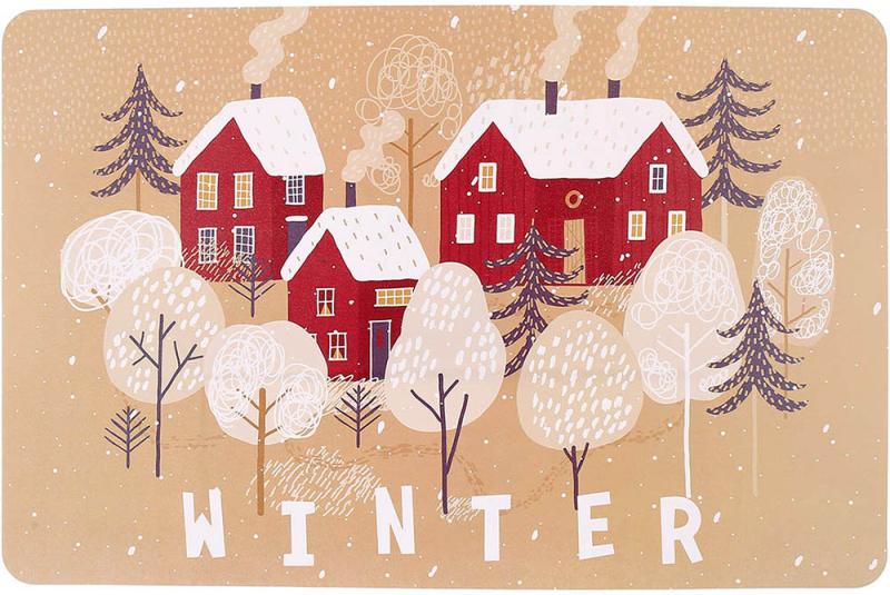 Набір 12 сервірувальних серветок 28x43см підтарільники Happy Holidays-87 поліпропілен - фото 1