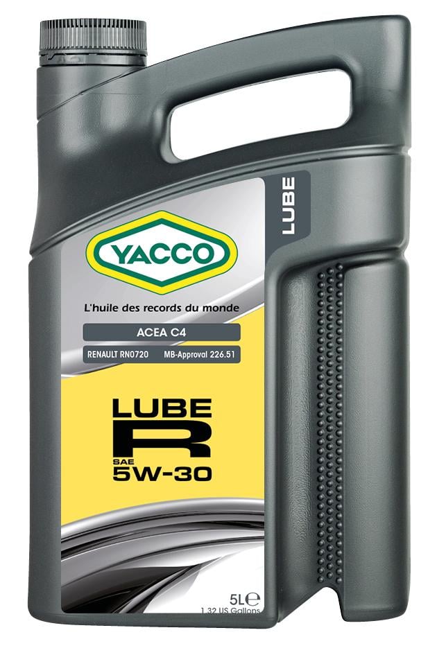 Моторное масло YACCO LUBE R 5W30 5 л (30575L)