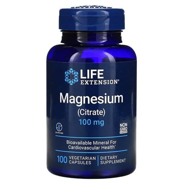 Микроэлемент Магний Life Extension Magnesium Citrate 100мг 100 вег. капс. (8749450)