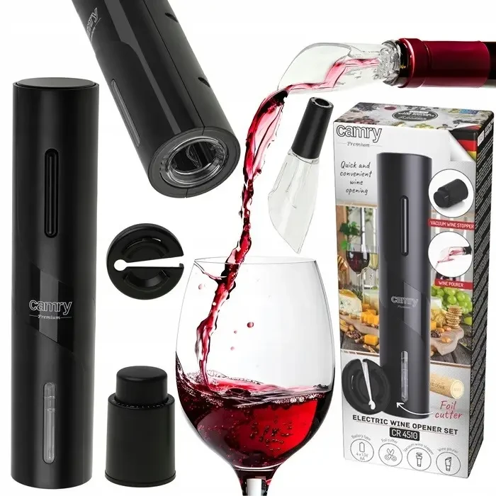 Коркотяг для вина електричний Camry CR 4510 - фото 7 Коркотяг для вина електричний Camry CR 4510 - фото 7