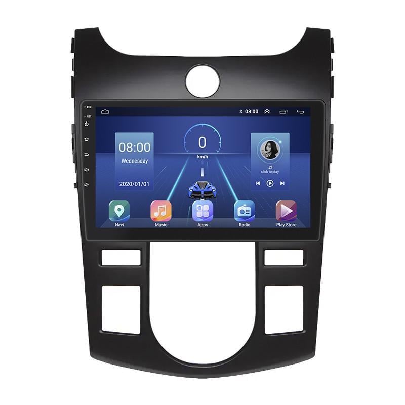 Автомагнитола штатная Lesko для Kia Forte I 2008-2013 9" 4/32Gb 4G Wi-Fi GPS Top MOB