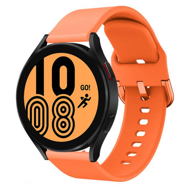 Ремінець One Watchbands для Samsung Galaxy Watch 4 Classic 46 мм Помаранчевий (WB01S4ONE2446) - фото 2