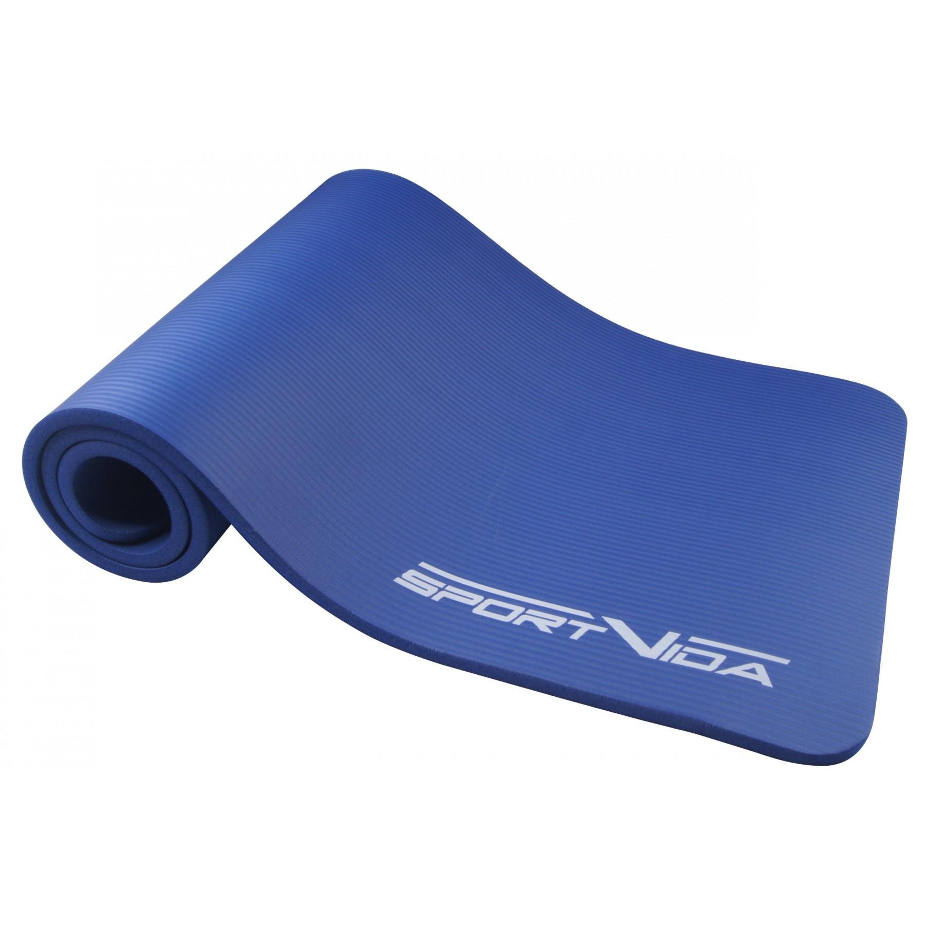 Коврик спортивный SportVida NBR 1,5 см Blue (22924)