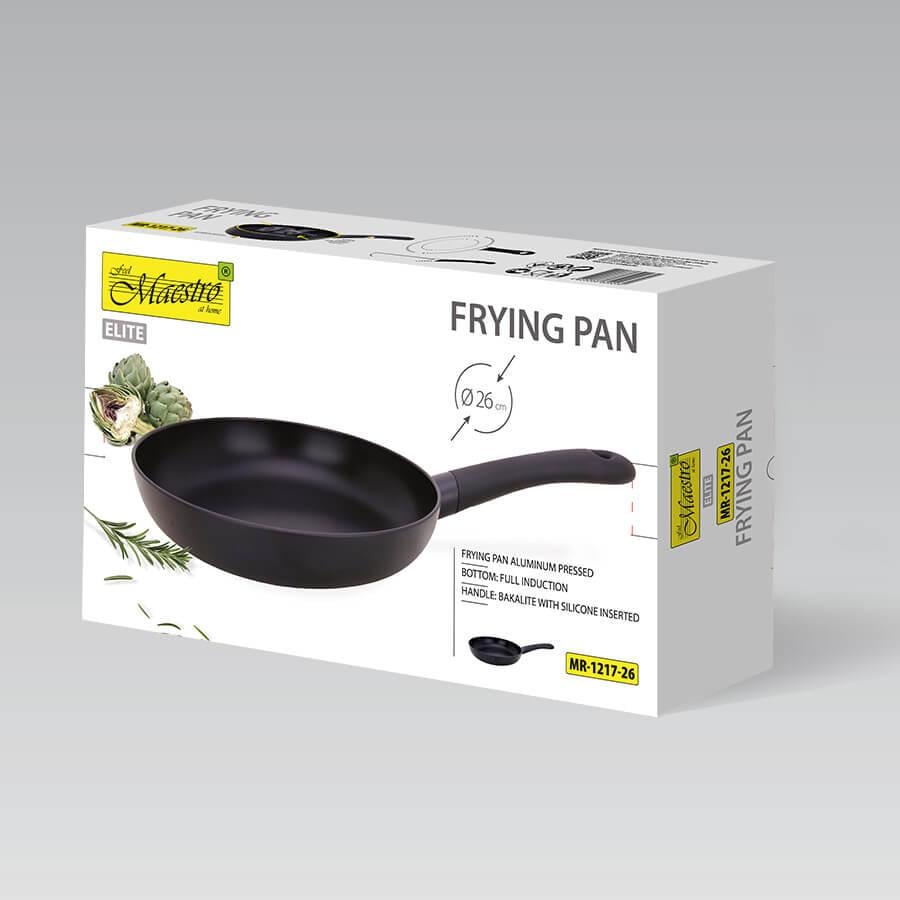 Сковорода с антипригарным покрытием Maestro 26 см (MR-1217-26) - фото 3 Сковорода с антипригарным покрытием Maestro 26 см (MR-1217-26) - фото 3