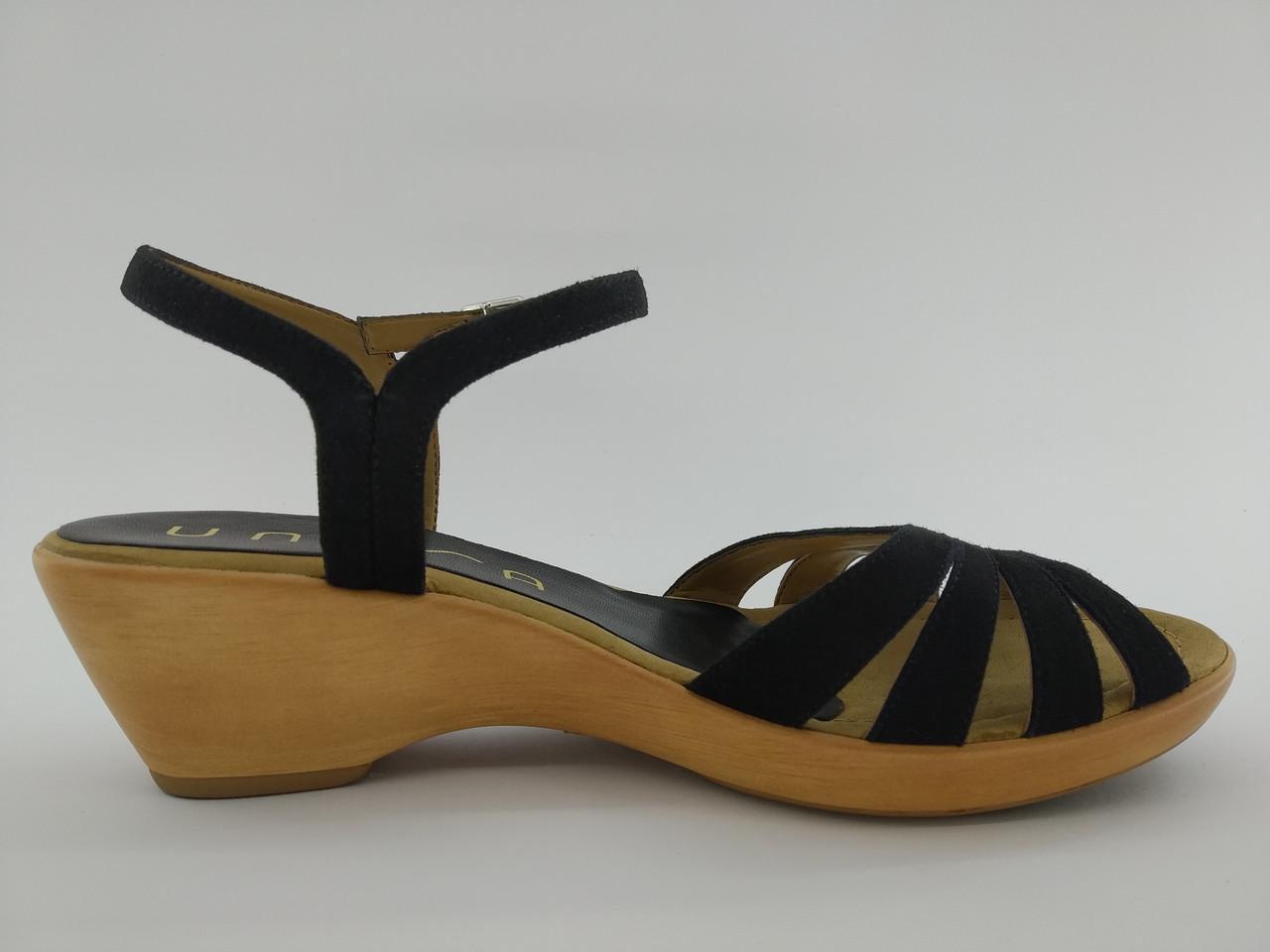 Босоніжки жіночі на танкетці Unisa №06 р. 40/26 см Чорний (984501279) - фото 2 Босоніжки жіночі на танкетці Unisa №06 р. 40/26 см Чорний (984501279) - фото 2