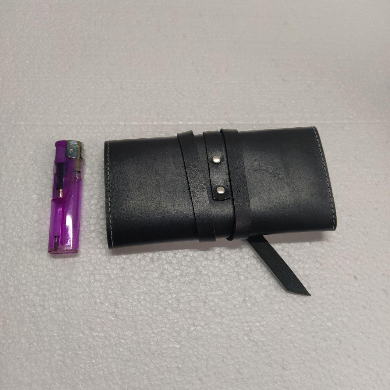 Кісет шкіряний EDENA Чорний (К-1) - фото 3 Кісет шкіряний EDENA Чорний (К-1) - фото 3