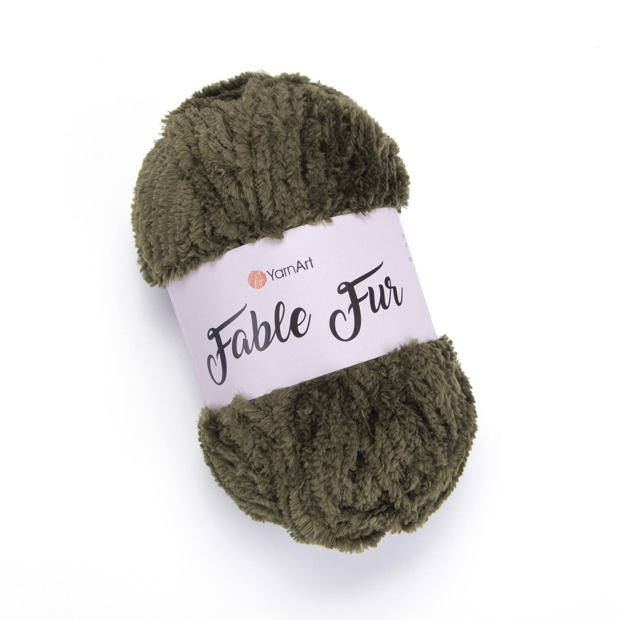 Пряжа YarnArt Fable Fur 982