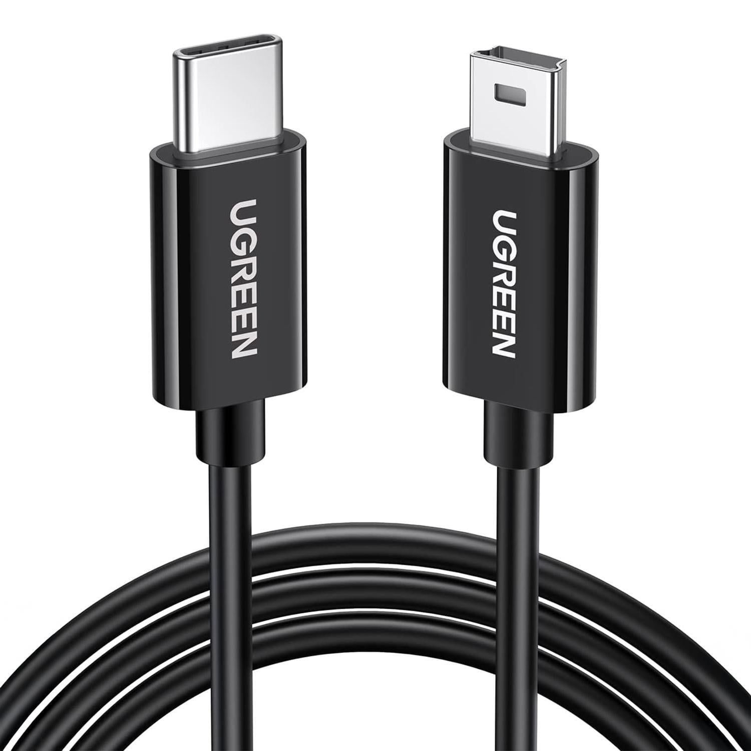 Кабель мультимедийный UGREEN US242 USB-C/Mini USB 1 м Черный (50445)