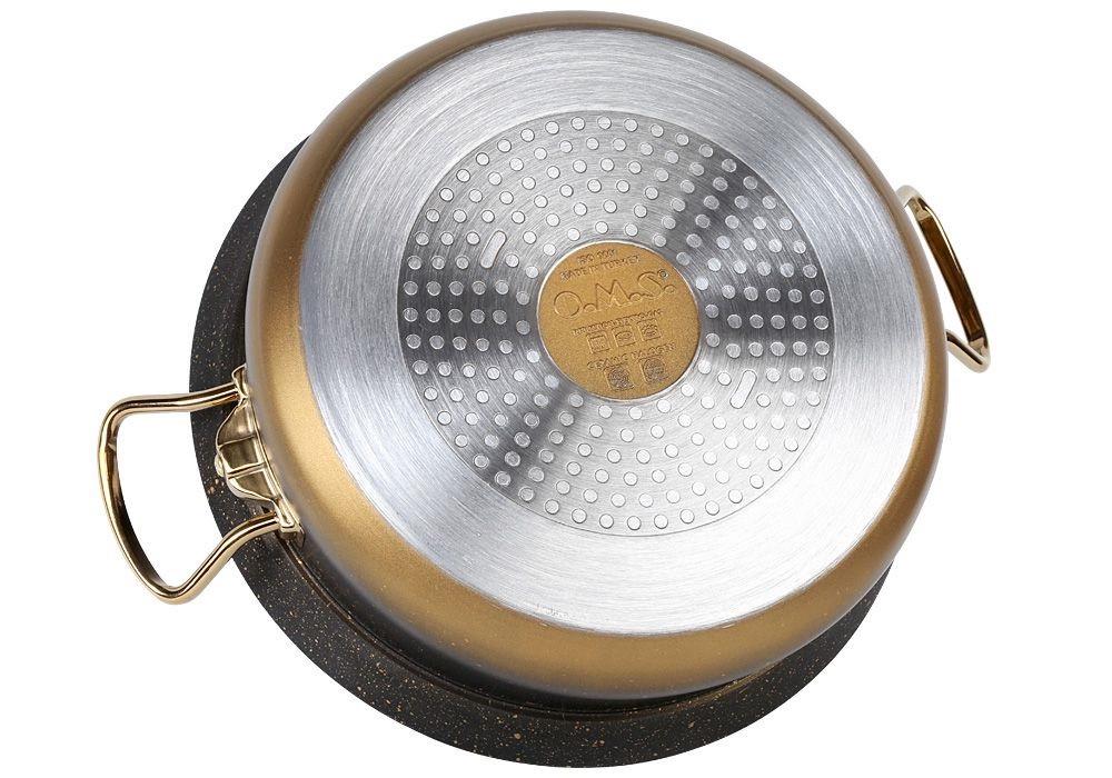 Набор посуды OMS Collection 3044 7 предметов Gold (84577) - фото 6 Набор посуды OMS Collection 3044 7 предметов Gold (84577) - фото 6