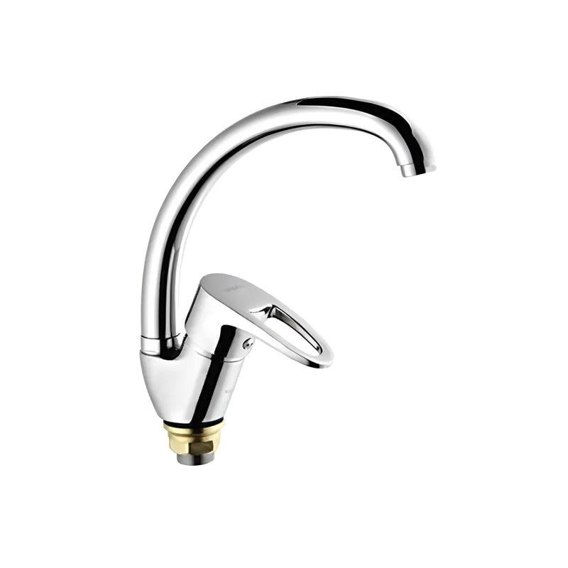 Смеситель для кухни Zegor YUB4-А180 с боковой ручкой на гайке (114988)