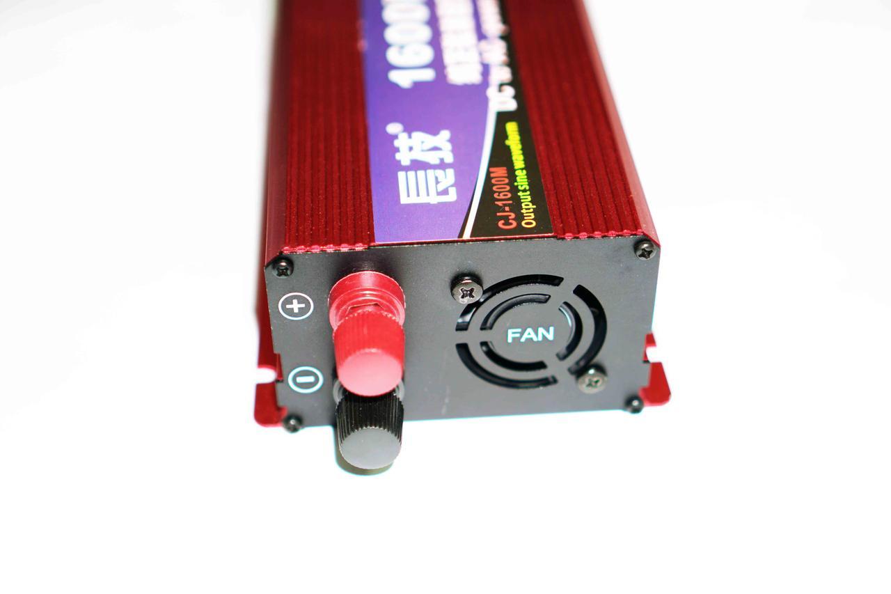 Перетворювач напруги CHANGI CJ-3530Q5612 з чистою синусоїдою 1600 Вт (12279699) - фото 3 Перетворювач напруги CHANGI CJ-3530Q5612 з чистою синусоїдою 1600 Вт (12279699) - фото 3