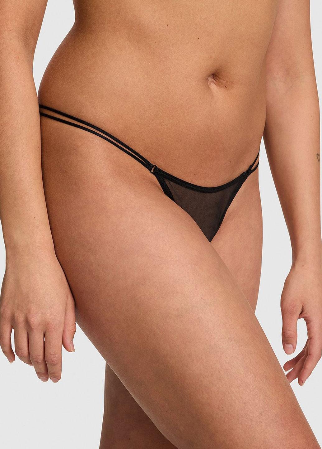 Трусики Victoria's Secret XL Чорний (144000425352QB4XL)