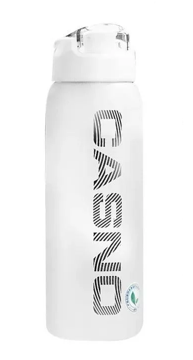 Пляшка для води Casno KXN-1247 пластикова 1000 мл Білий (21-68-KXN-1247_White)